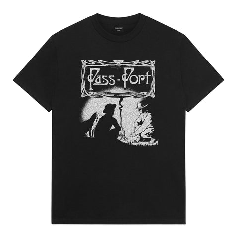 PASS-PORT // PLUME T-SHIRT // BLACK