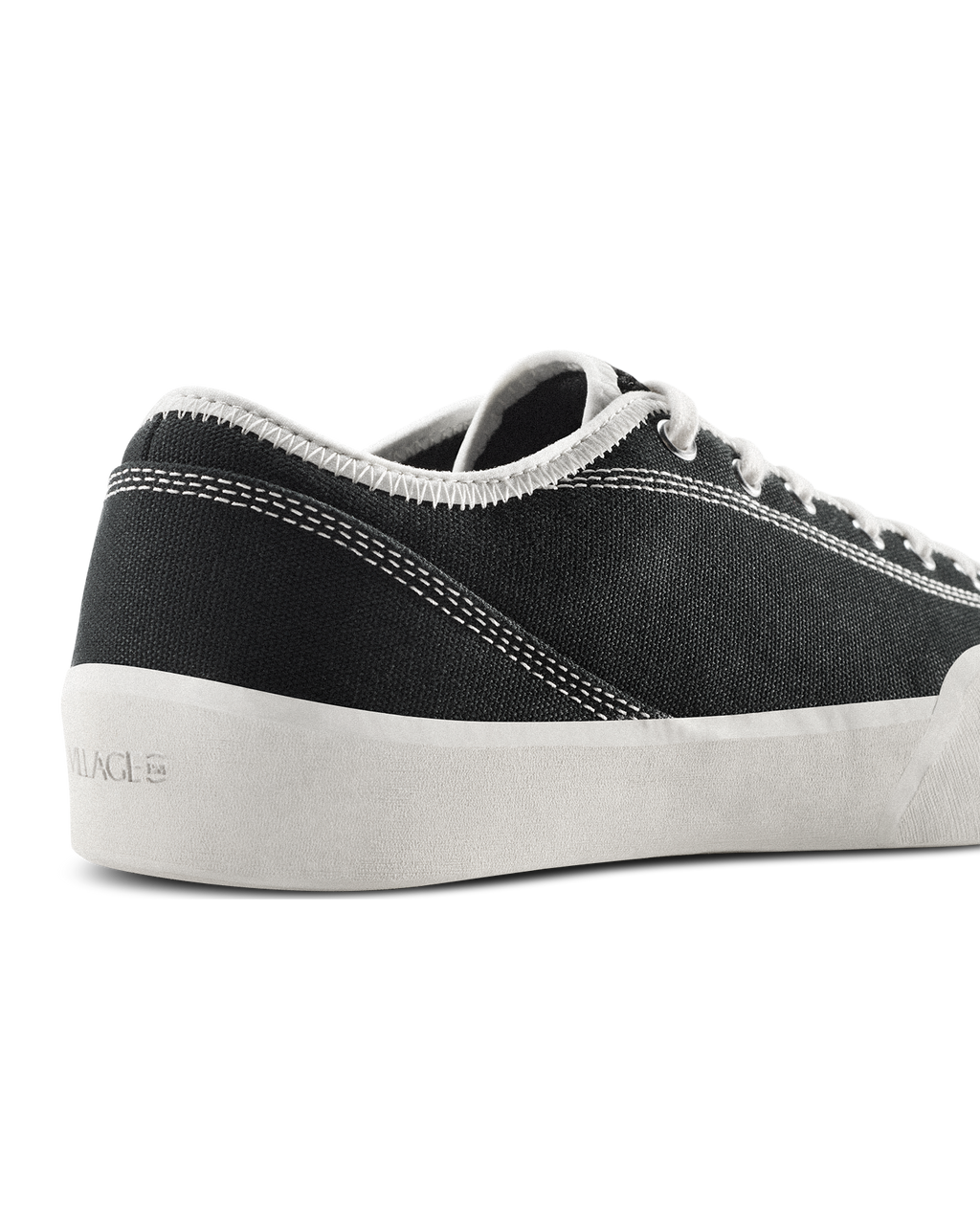 VILLAGE PM 1.30PM BLACK & WHITE CANVAS WHISPER WHITE