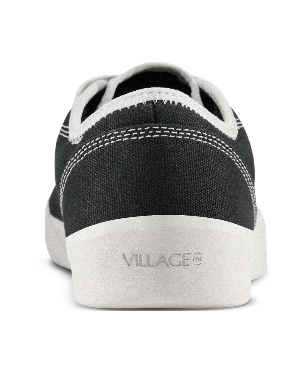 VILLAGE PM 1.30PM BLACK & WHITE CANVAS WHISPER WHITE