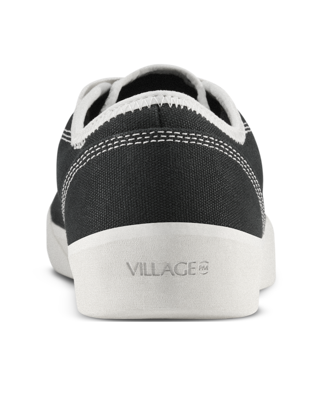 VILLAGE PM 1.30PM BLACK & WHITE CANVAS WHISPER WHITE