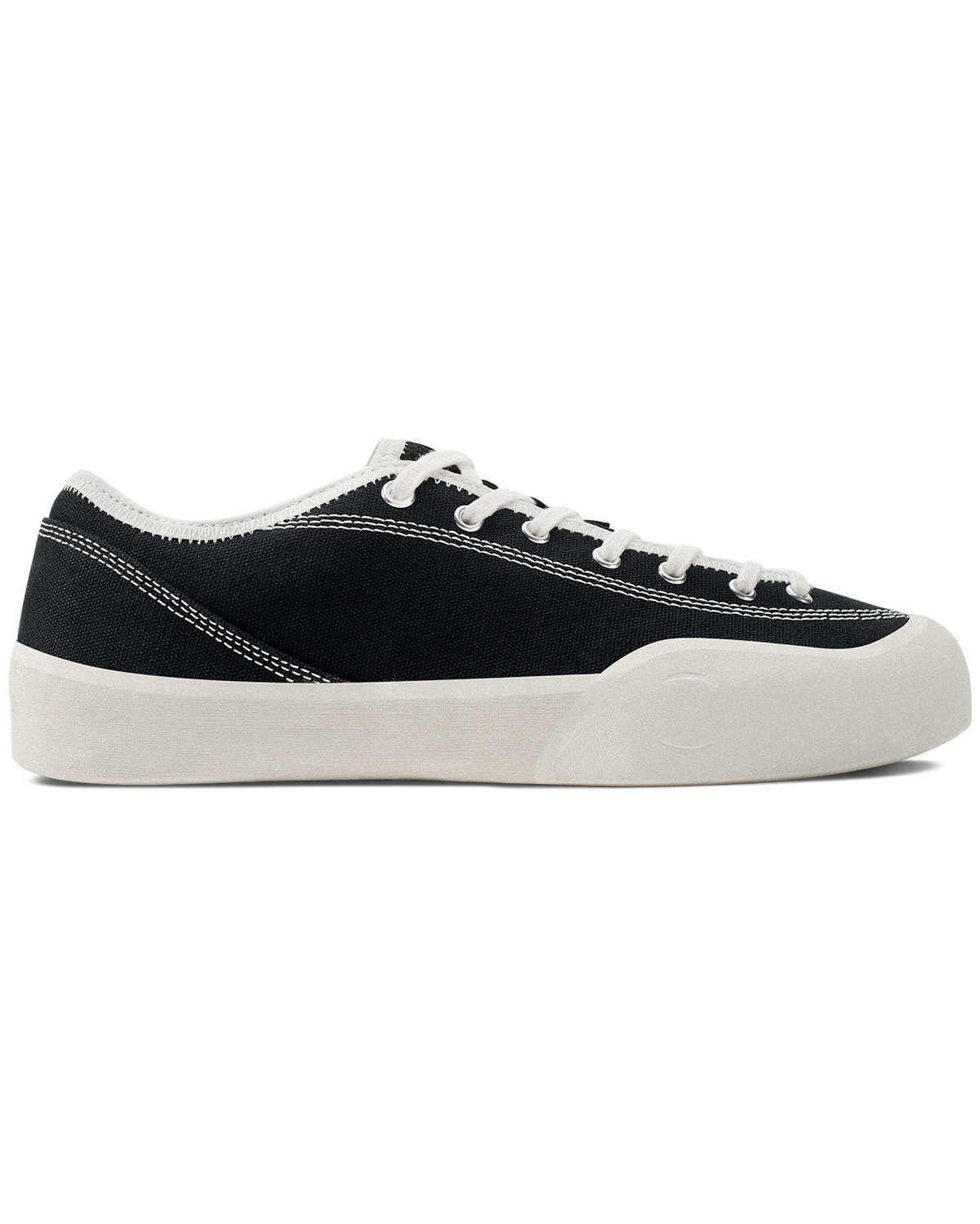VILLAGE PM 1.30PM BLACK & WHITE CANVAS WHISPER WHITE