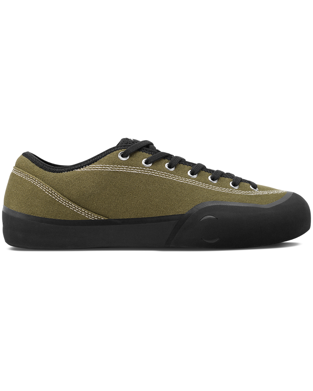 VILLAGE PM 1.30PM OLIVE CANVAS NATURAL BLACK