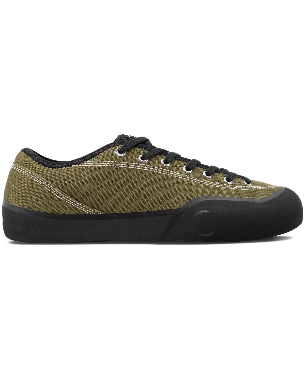 VILLAGE PM 1.30PM OLIVE CANVAS NATURAL BLACK