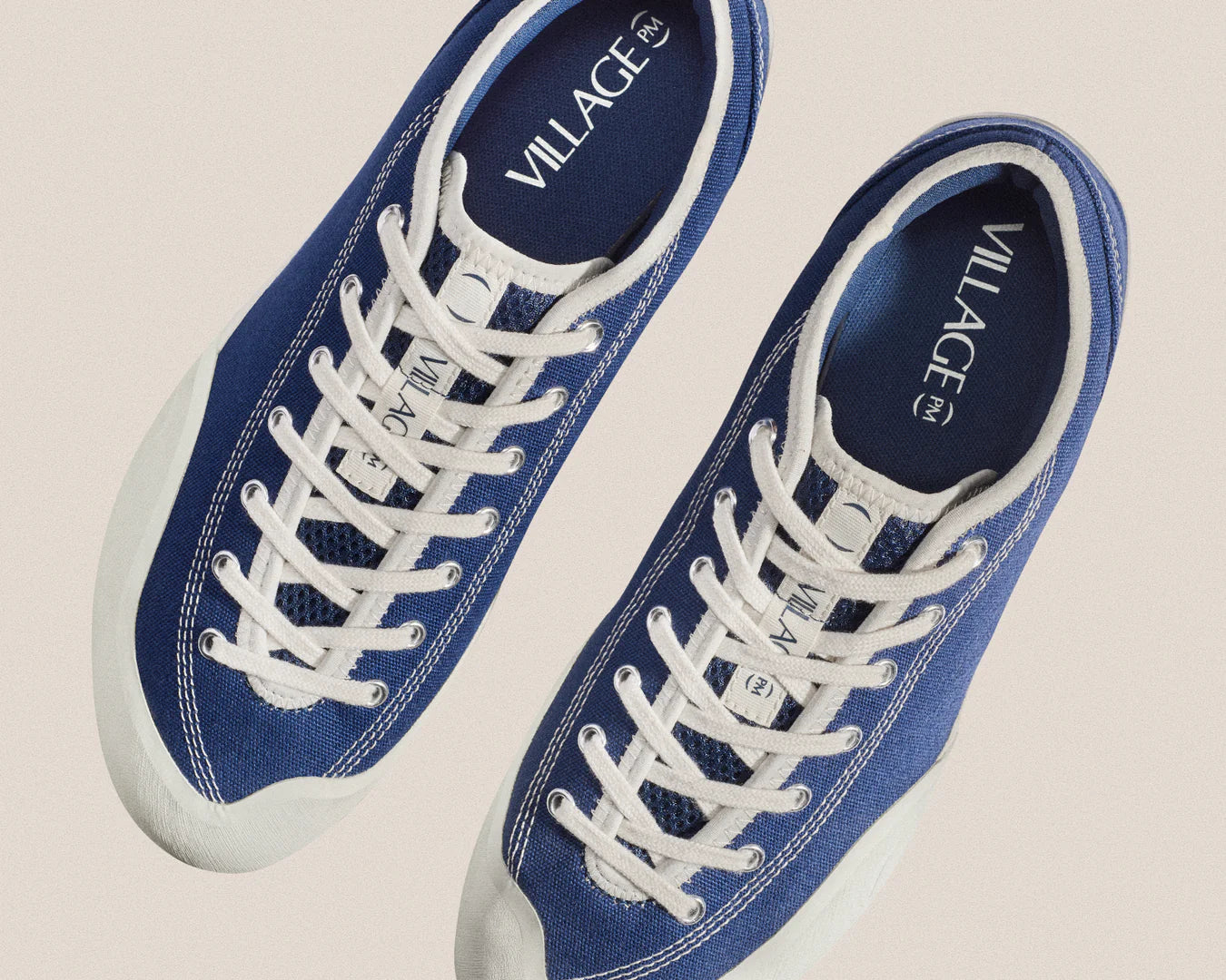VILLAGE PM 1.30PM NAVY WHITE
