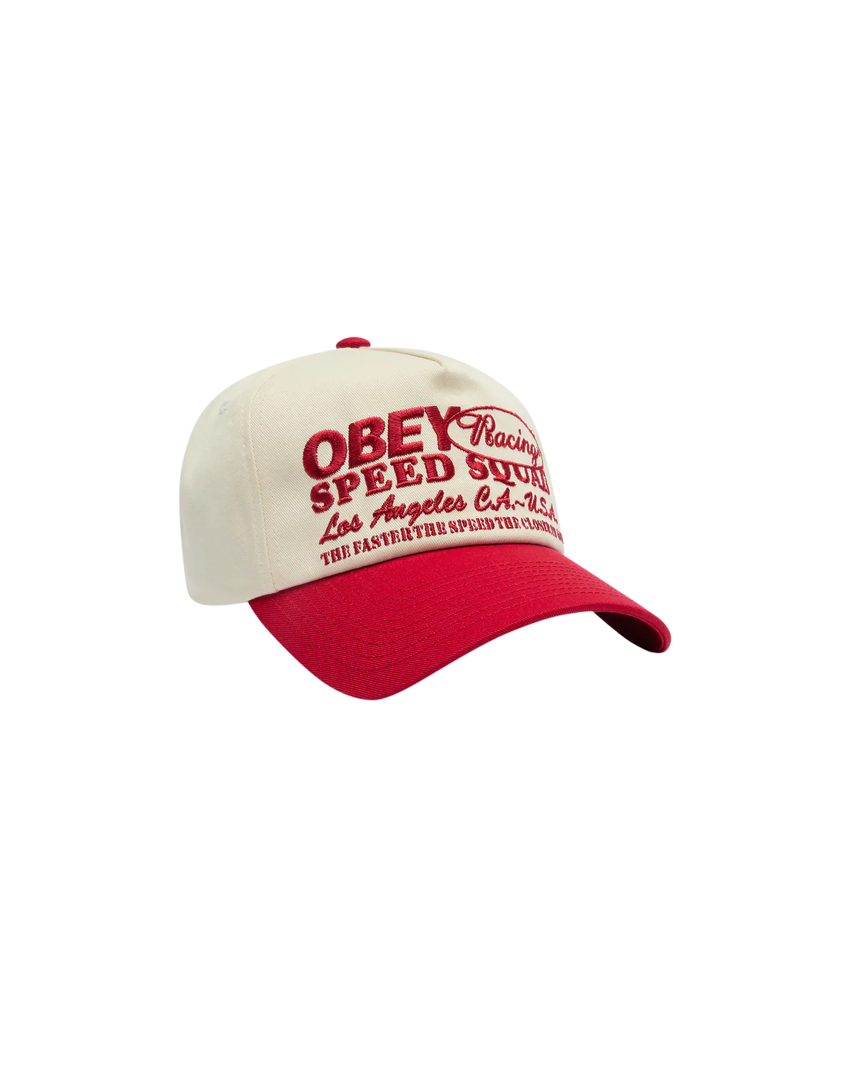 OBEY SPEED SQUAD 5PANEL SB TRUE RED MULTI