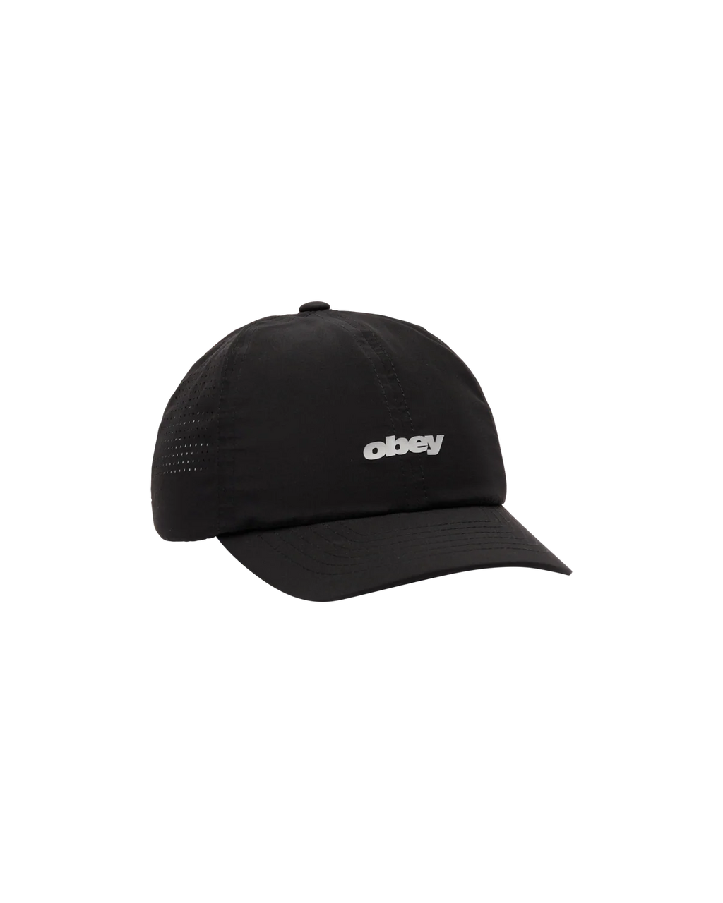 OBEY PACE 6 PANEL TRAIL CAP BLACK