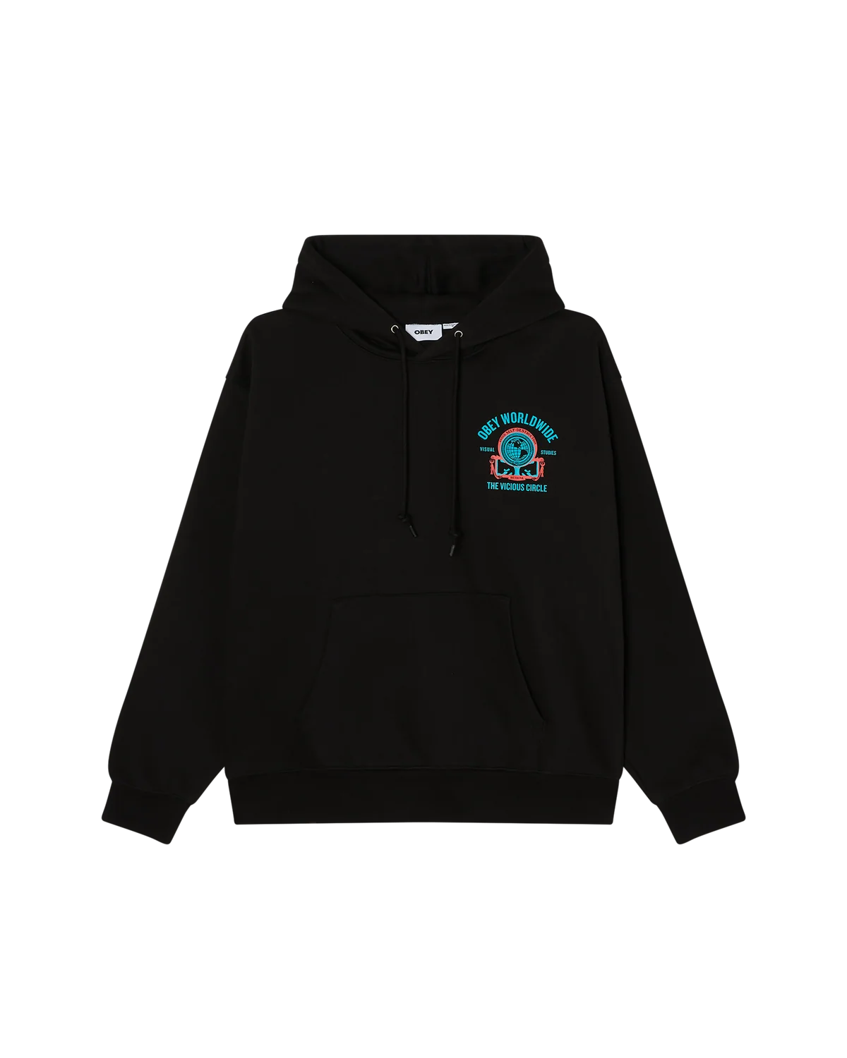 OBEY VICIOUS CIRCLE PULLOVER BLACK