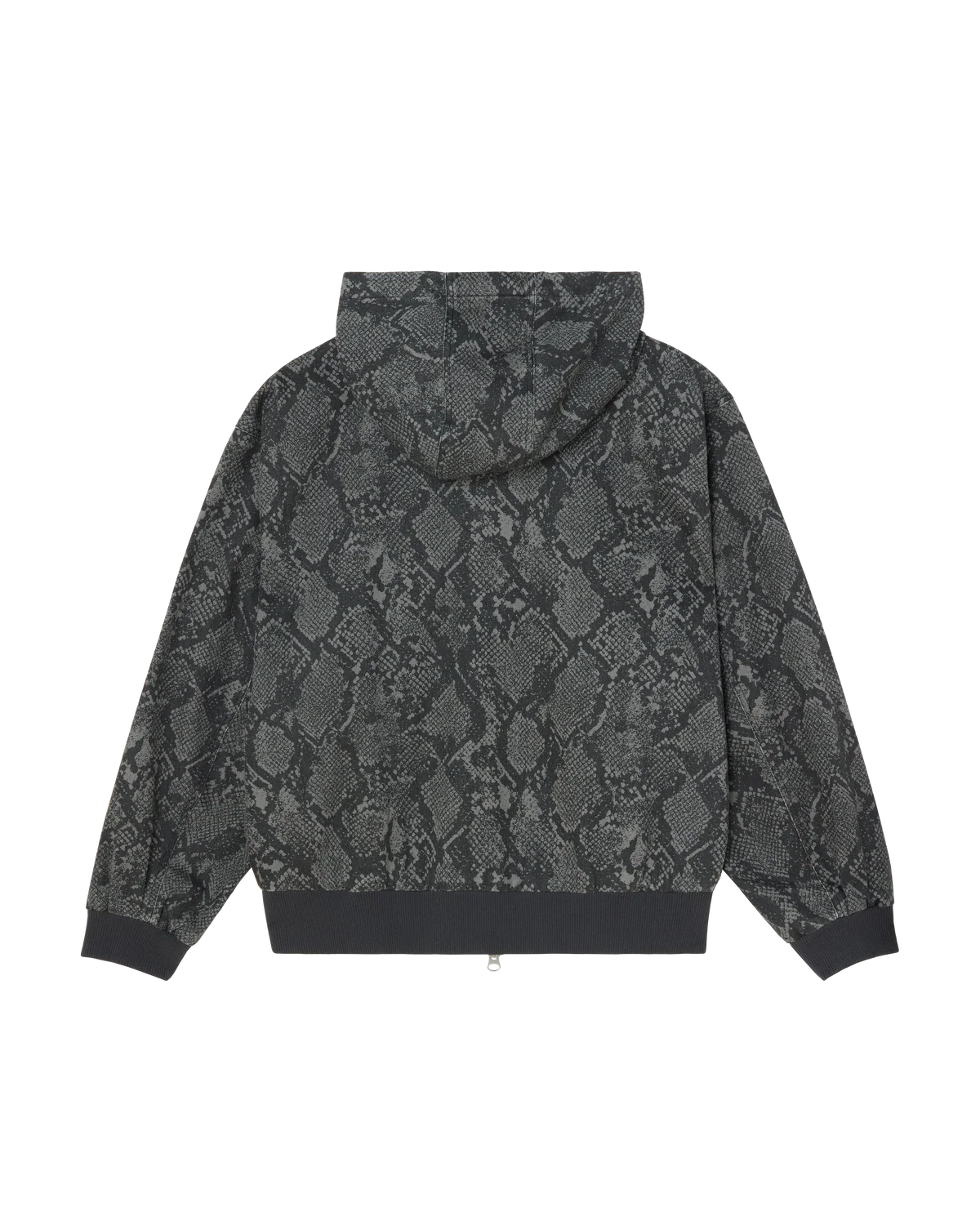 OBEY GLEN ZIP UP JACKET GREY SNAKE