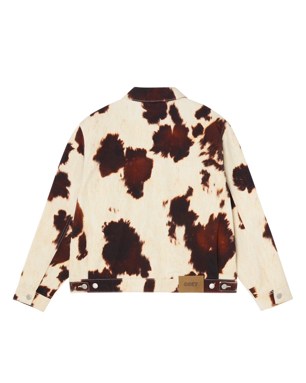 OBEY WORKSHOP JACKET COW PRINT