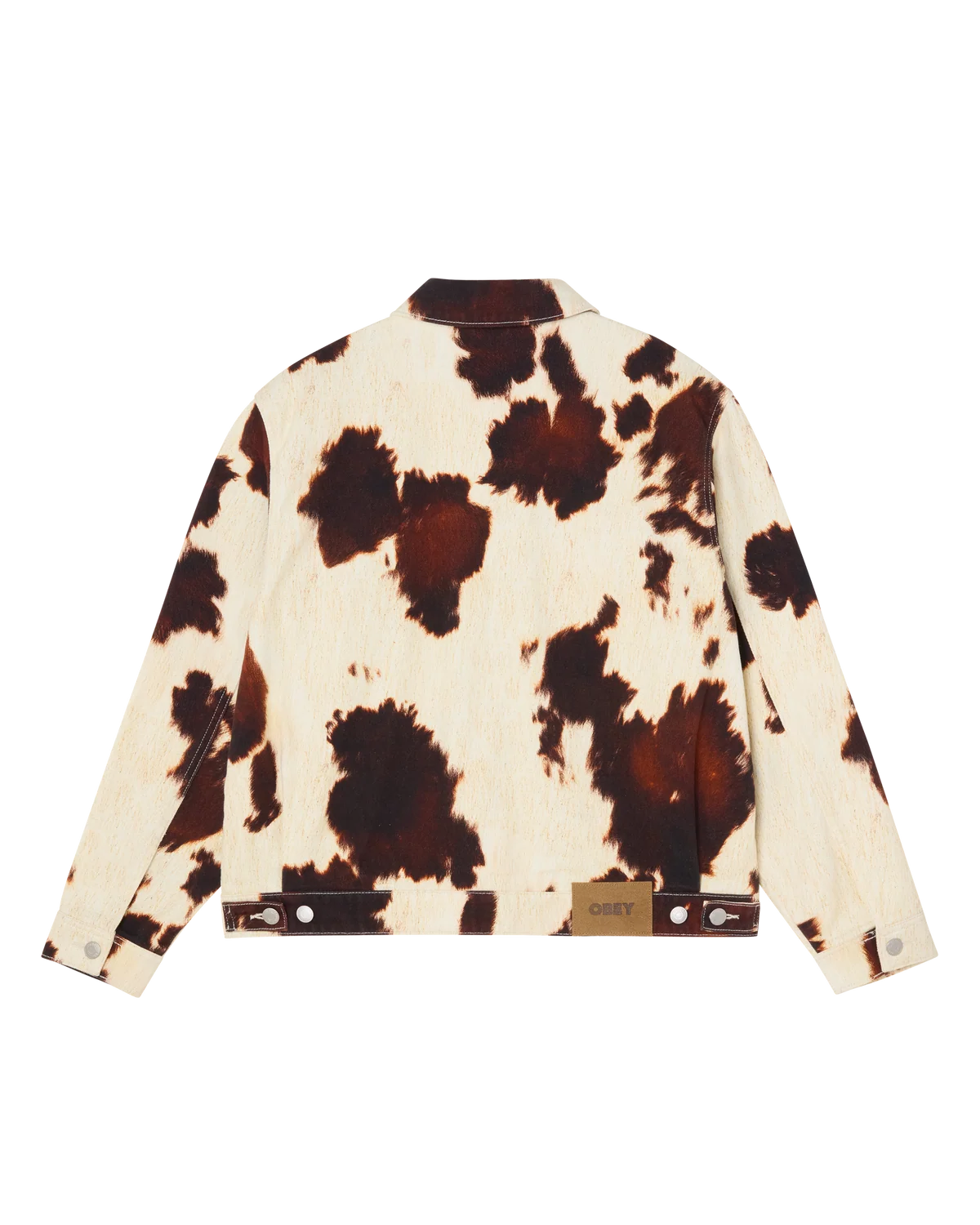 OBEY WORKSHOP JACKET COW PRINT