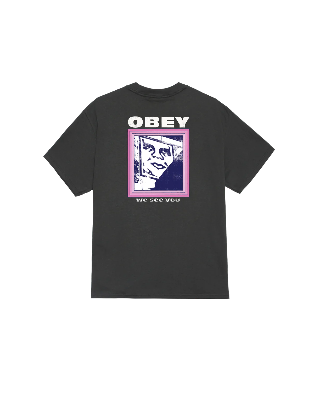 OBEY // T-SHIRT // WE SEE YOU // VINTAGE BLACK