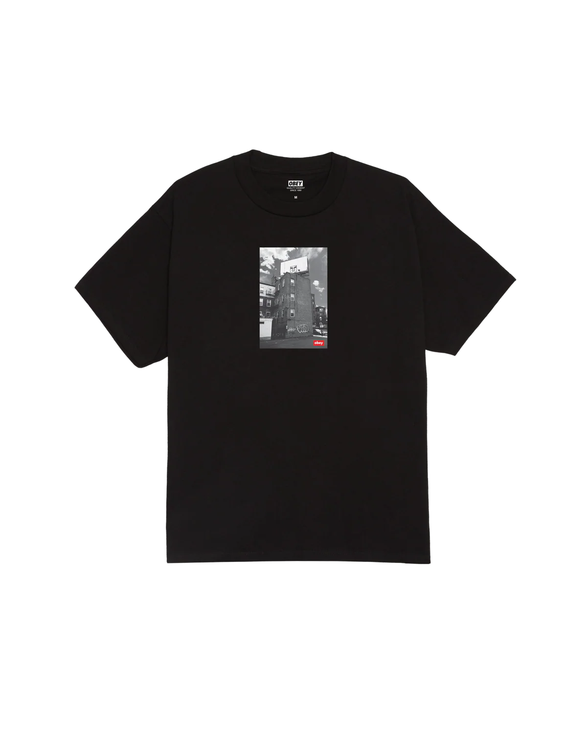 OBEY BOSTON BILLBOARD CLASSIC T-SHIRT BLACK