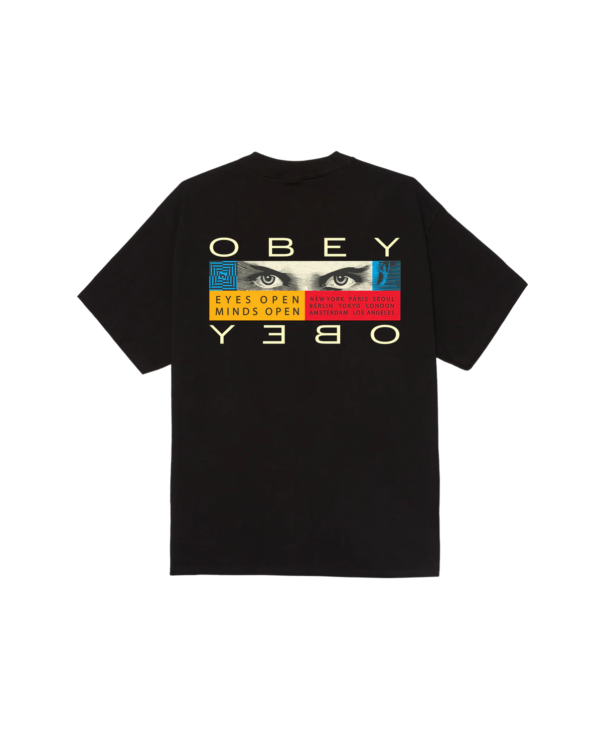 OBEY EYES OPEN CLASSIC T-SHIRT BLACK