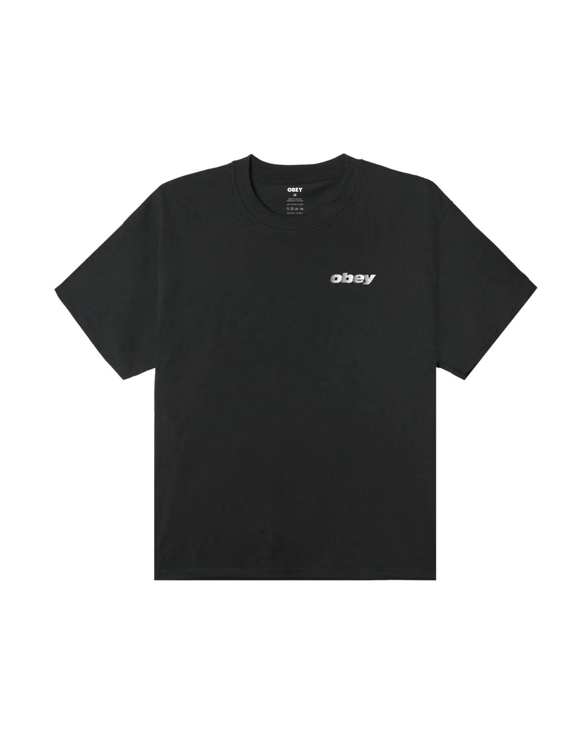 OBEY EXPORTS HEAVYWEIGHT T-SHIRT VINTAGE BLACK
