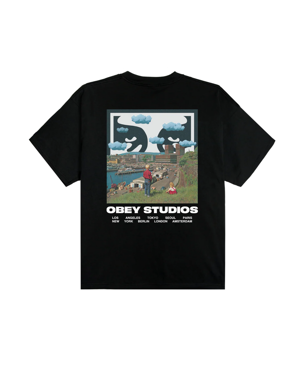 OBEY SKY FACE HEAVYWEIGHT T-SHIRT