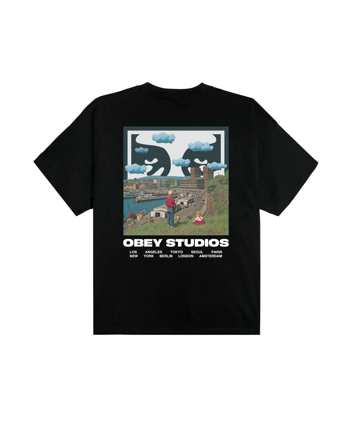 OBEY SKY FACE HEAVYWEIGHT T-SHIRT