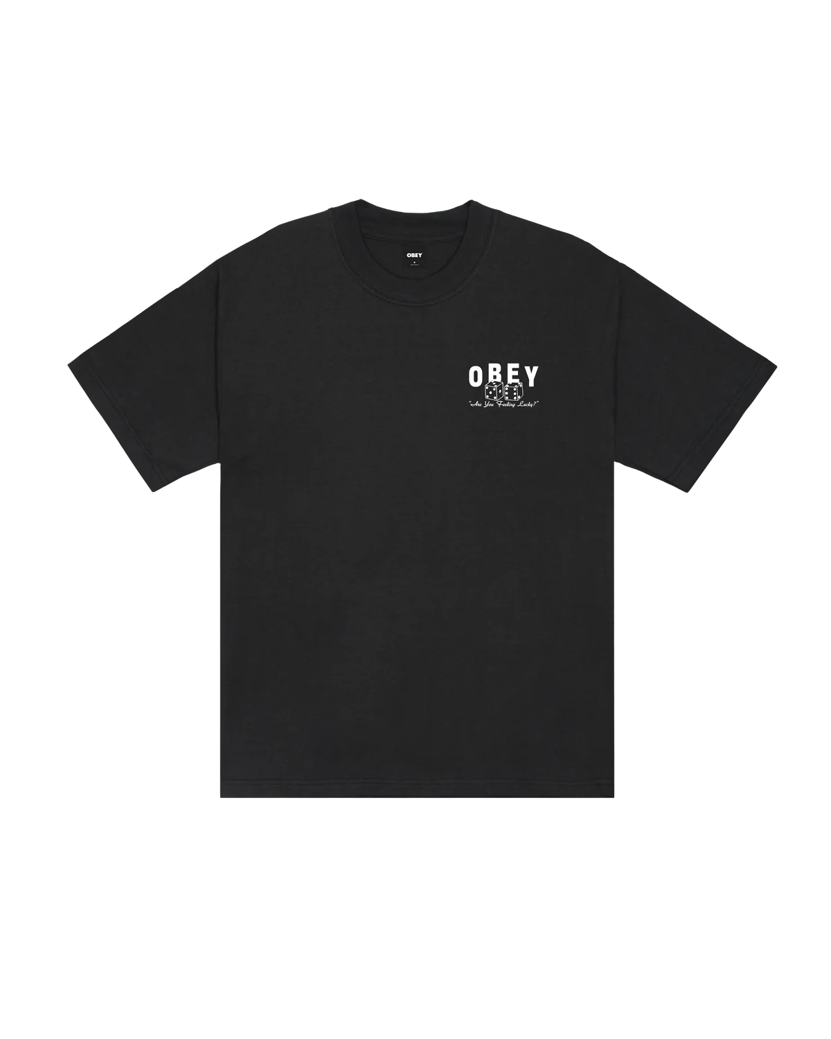 OBEY NEWSTAND T-SHIRT VINTAGE BLACK