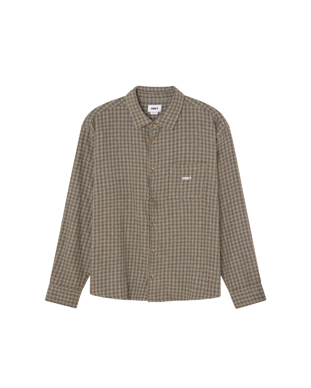 OBEY BIGWIG JACK SHIRT ABBEY STONE MULTI