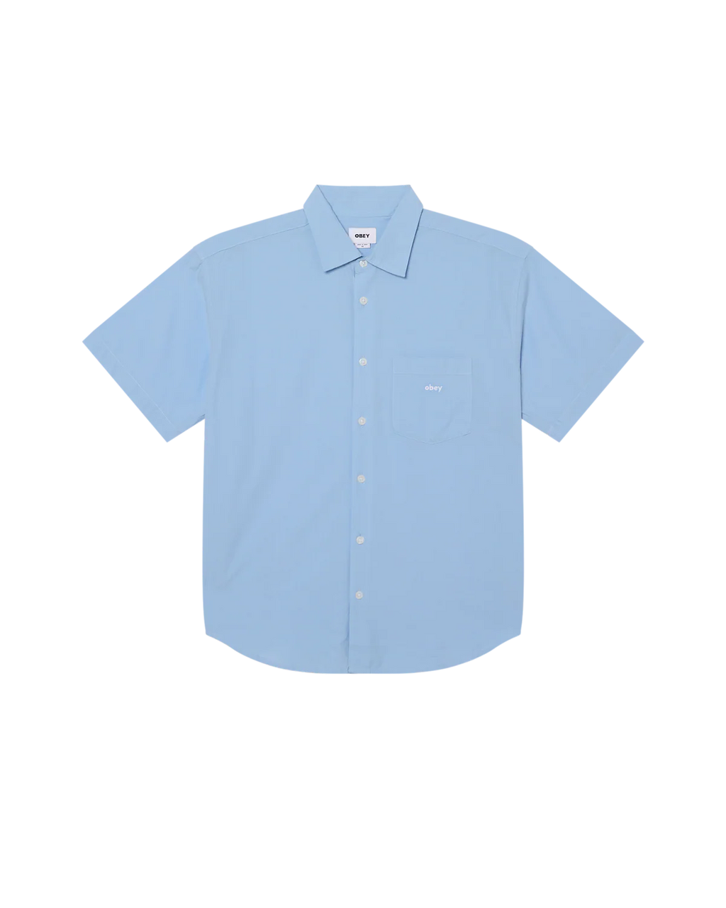 OBEY BIGWIG JAMIE SS SHIRT SKY BLUE MULTI