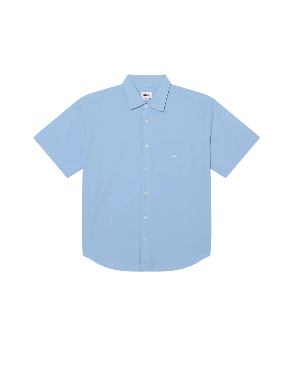 OBEY BIGWIG JAMIE SS SHIRT SKY BLUE MULTI
