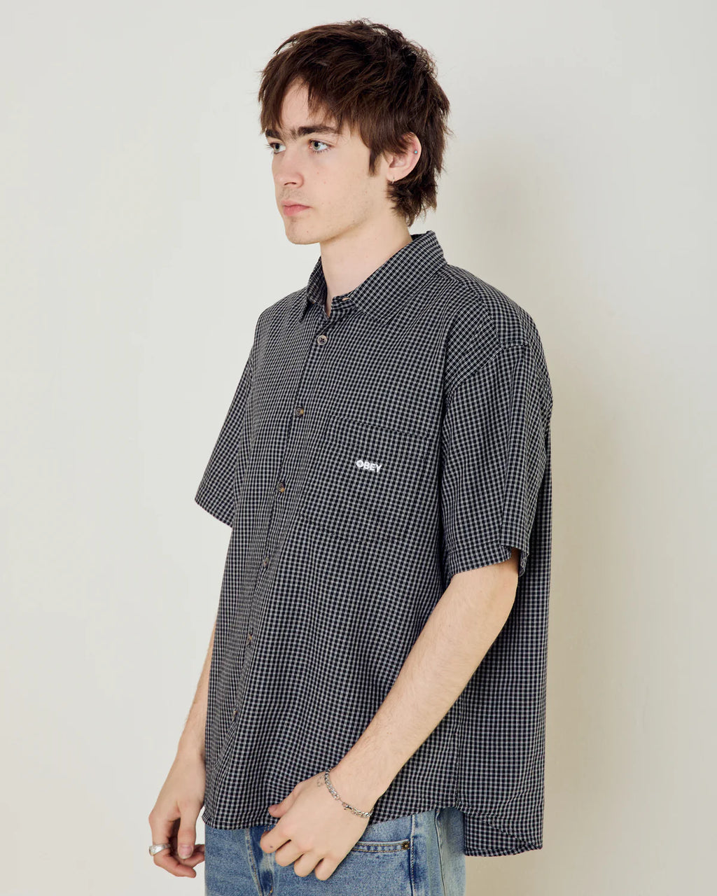OBEY BIGWIG FRANK WOVEN SURF BLACK MULTI