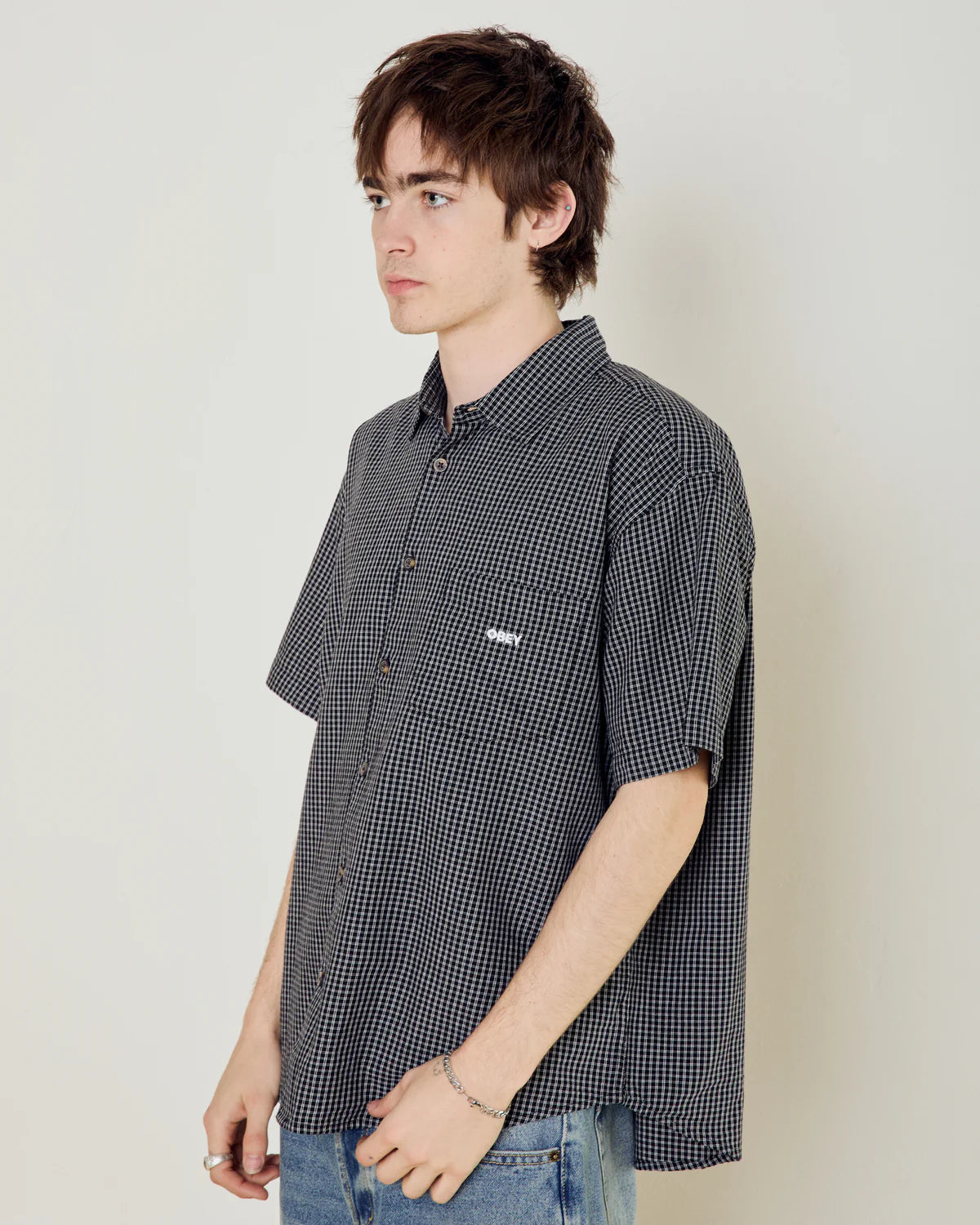 OBEY BIGWIG FRANK WOVEN SURF BLACK MULTI