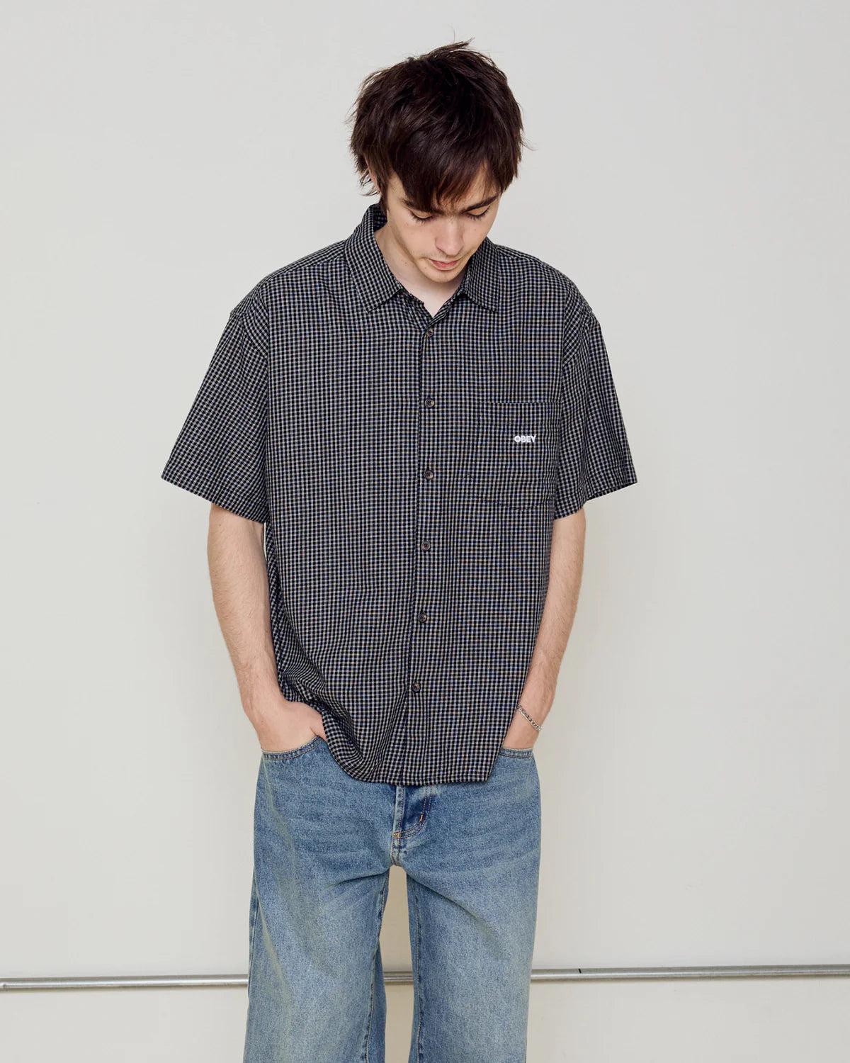 OBEY BIGWIG FRANK WOVEN SURF BLACK MULTI