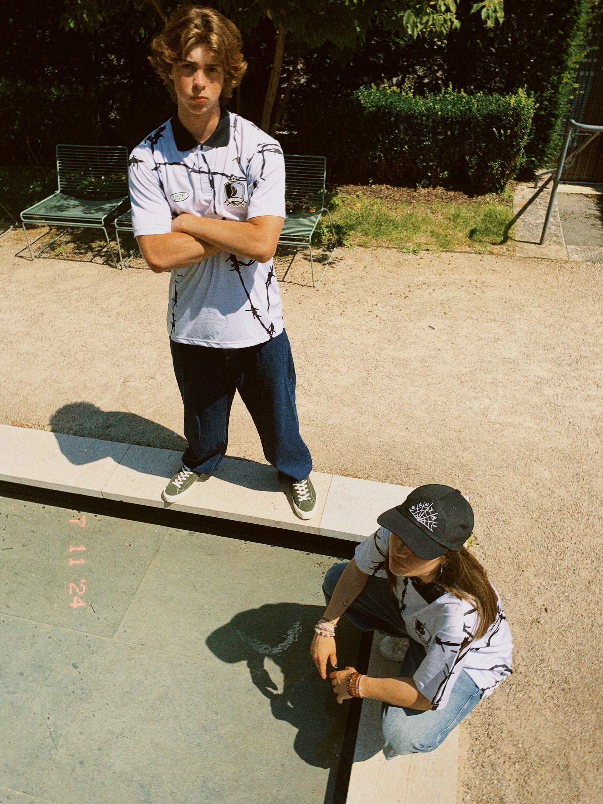 SANTAI // JERSEY 24 // WHITE BLACK