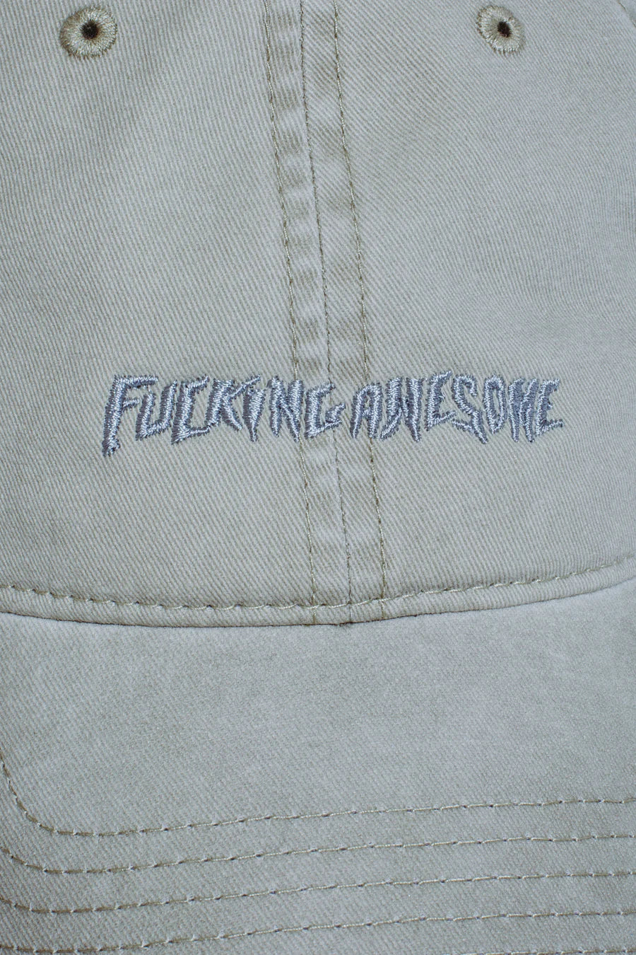 FUCKING AWESOME // CAPS // TONAL LITTLE STAMP LOGO // STONE