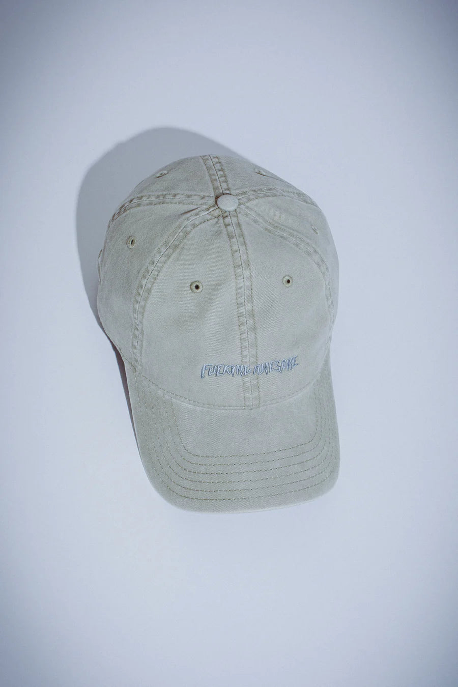FUCKING AWESOME // CAPS // TONAL LITTLE STAMP LOGO // STONE