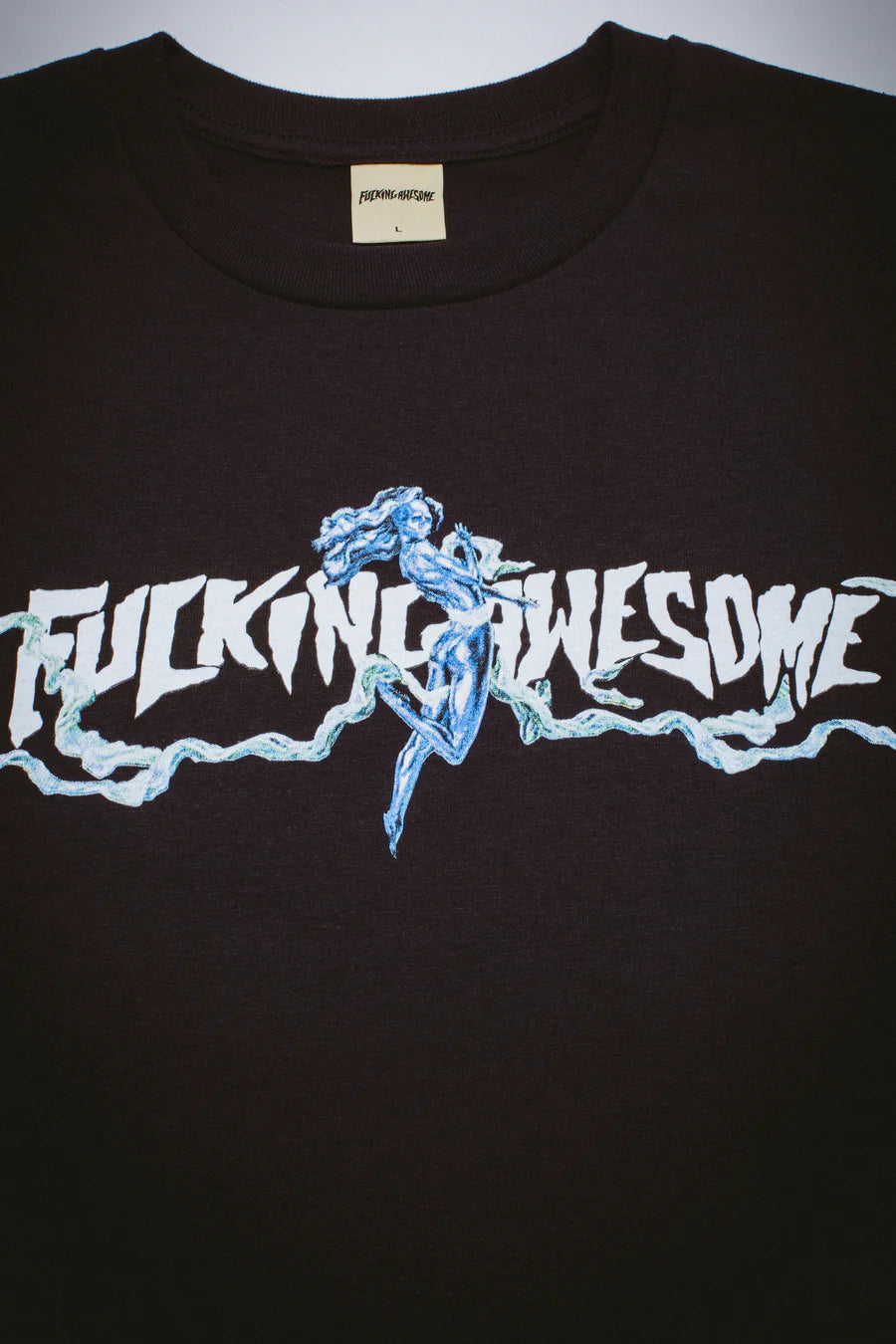 FUCKING AWESOME // T-SHIRT // BASKIN RIBBONS // BLACK