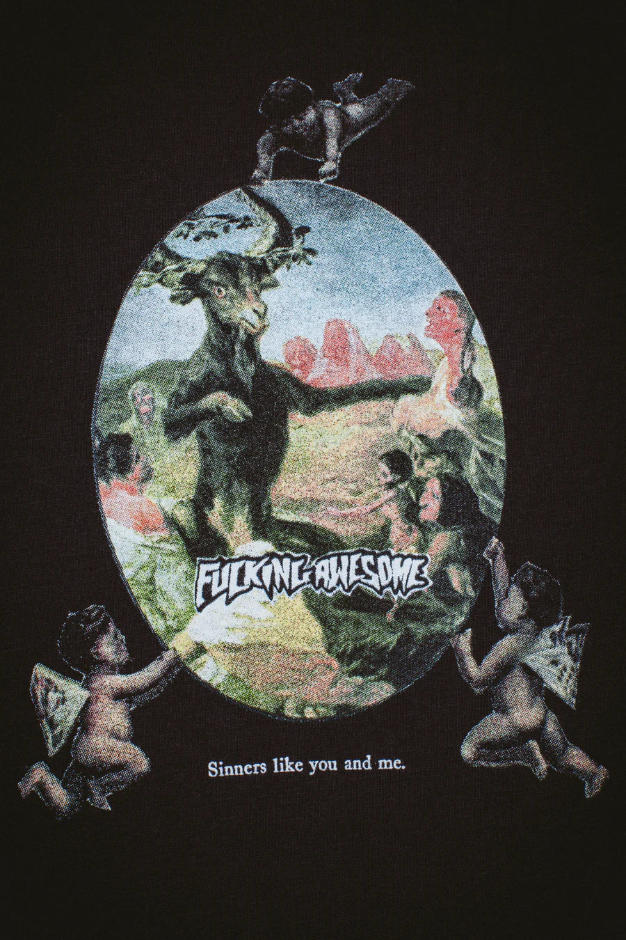 FUCKING AWESOME // T-SHIRT // SINNERS LIKE YOU AND ME // BLACK