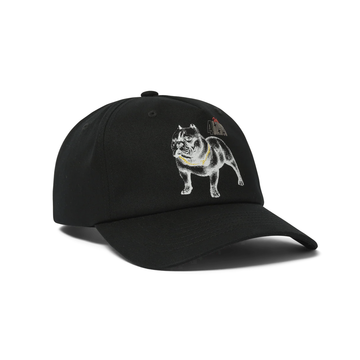HUF // 4 THE DAWGS SNAPBACK HAT // BLACK