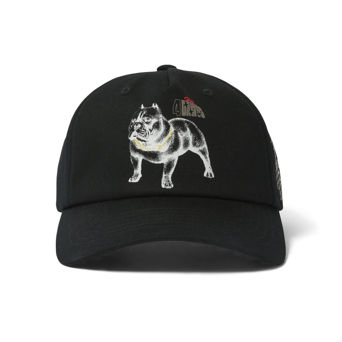 HUF // 4 THE DAWGS SNAPBACK HAT // BLACK