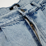MAGENTA // OG DENIM LONG SHORTS // WASHED