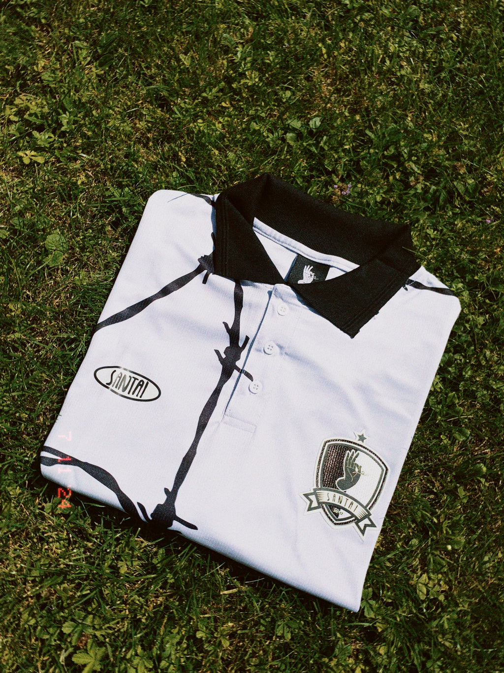 SANTAI // JERSEY 24 // WHITE BLACK