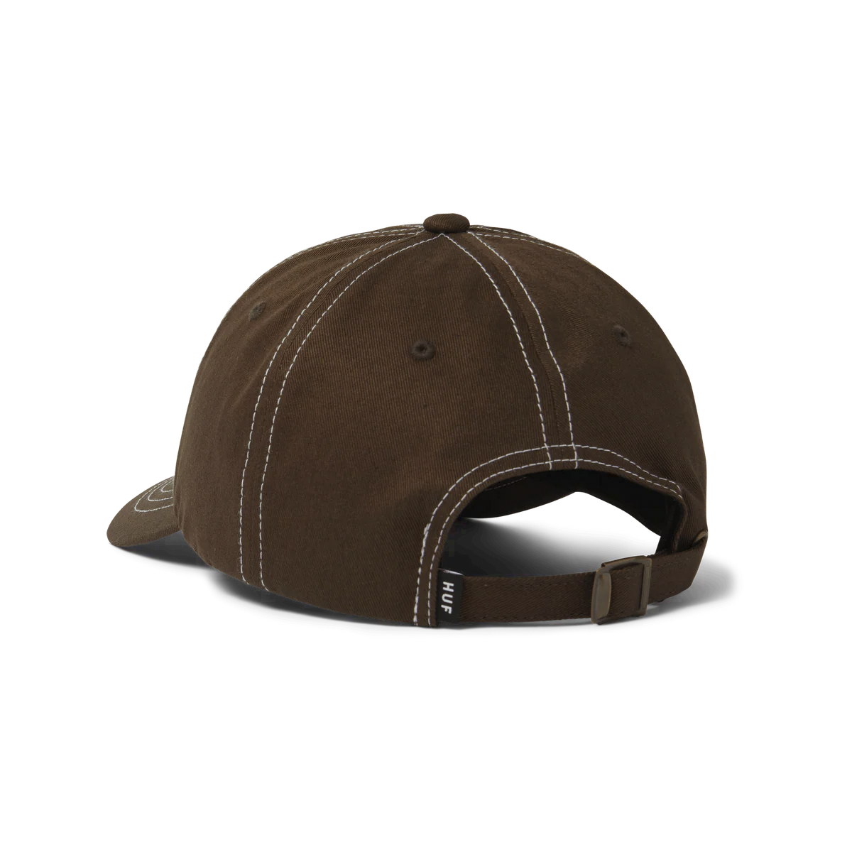 HUF // ARCH LOGO 6-PANEL CURVED VISOR HAT // BISON