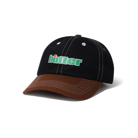 BUTTERGOODS // CAPS // ACE 6P CAP // BLACK BROWN