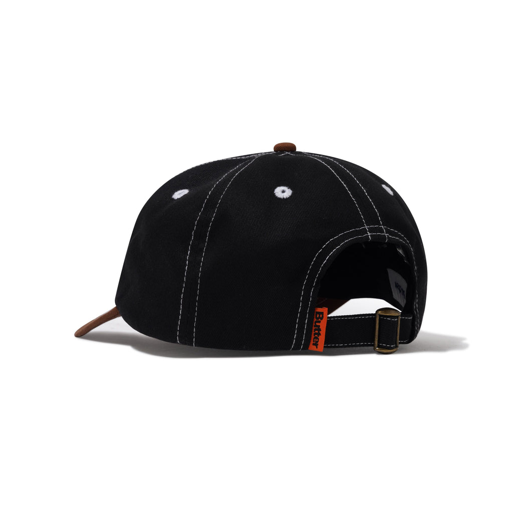BUTTERGOODS // CAPS // ACE 6P CAP // BLACK BROWN