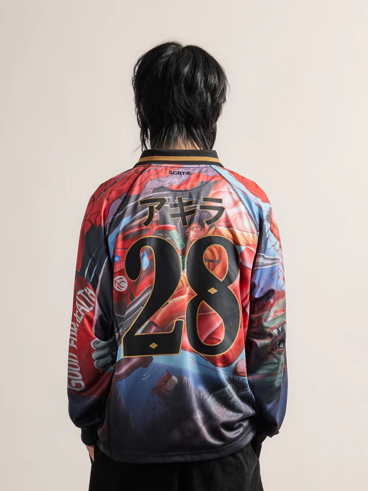 SCRT // NEO TOKYO FOOTBALL JERSEY // CRIMSON