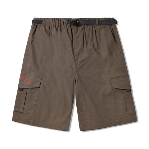 CASH ONLY // ALL TERRAIN CARGO SHORTS // BROWN