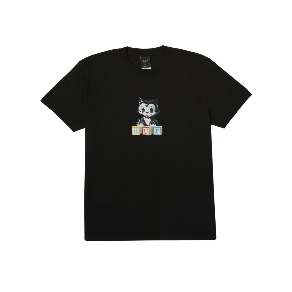 HUF // BLOCKS T-SHIRT // BLACK