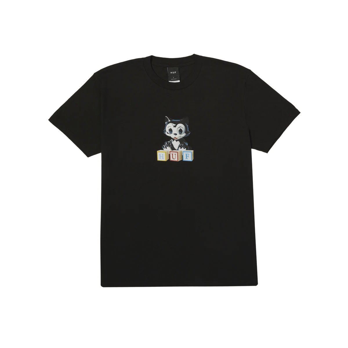 HUF // BLOCKS T-SHIRT // BLACK