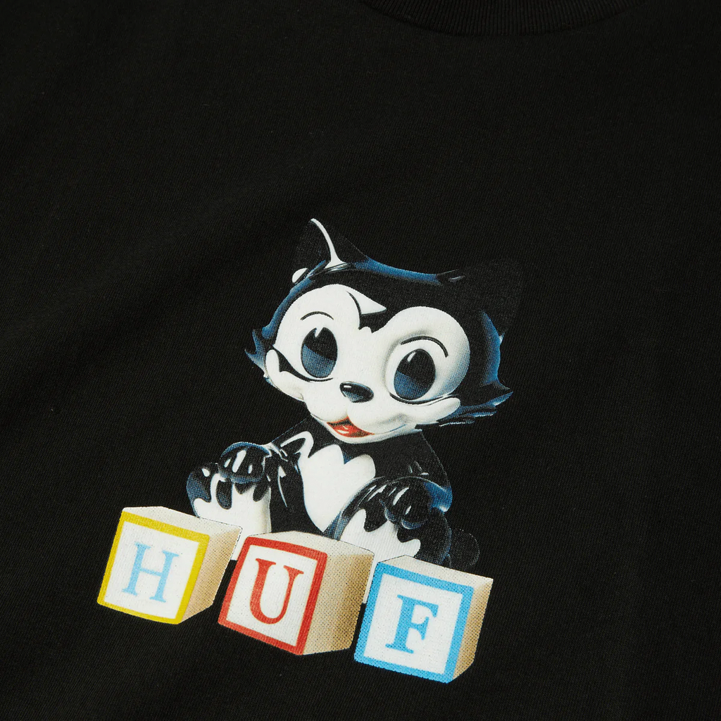 HUF // BLOCKS T-SHIRT // BLACK