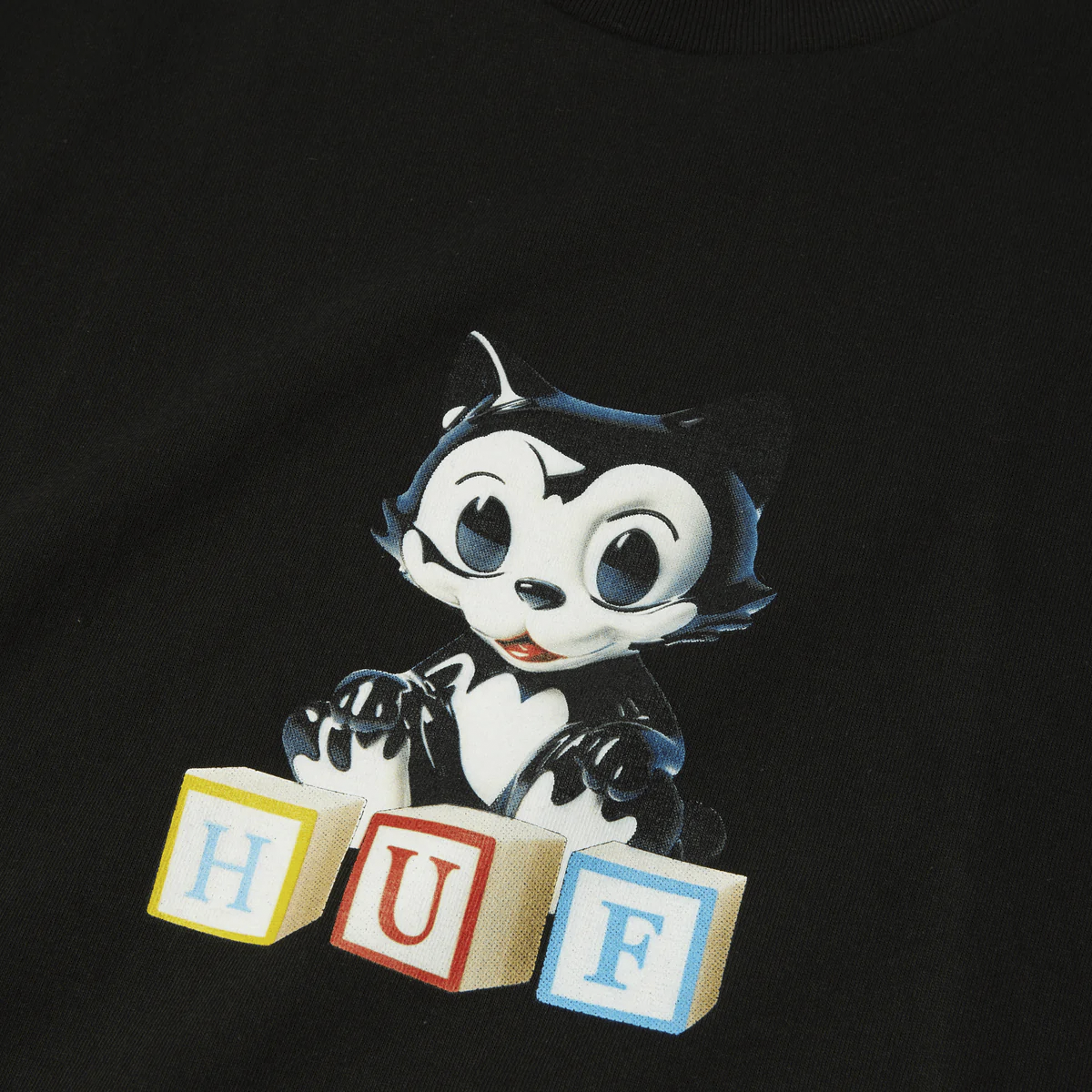 HUF // BLOCKS T-SHIRT // BLACK