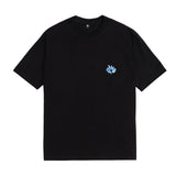 MAGENTA // T-SHIRT // BLUE FLOWERS COLLAB // BLACK