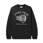 CASH ONLY // BOOMBOX APPLIQUE CREWNECK // BLACK // L