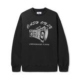 CASH ONLY // BOOMBOX APPLIQUE CREWNECK // BLACK // L