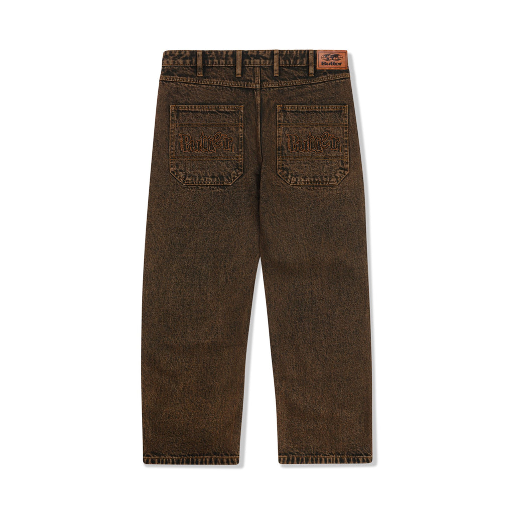 BUTTERGOODS // BREAKDOWN RELAXED DENIM // ACID WASH BROWN