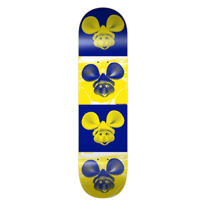 CLEAVER // SKATE DECK // TOPO YELLOW // 8.5